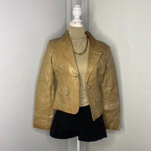 Faux leather jacket